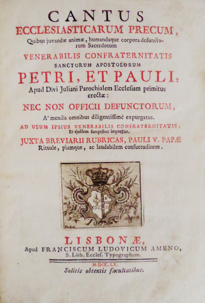 CANTUS ECCLESIASTICARUM PRECUM,