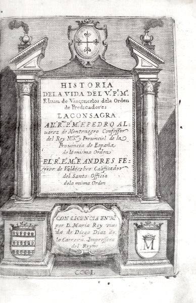 HISTORIA DE LA VIDA DEL V. P. M. F. Iuan de Vasconcelos