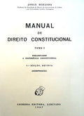 MANUAL DE DIREITO CONSTITUCIONAL. [1.Âª ediÃ§Ã£o]