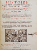 HISTOIRE DES ORDRES MONASTIQUES, RELIGIEUX ET MILITAIRES,