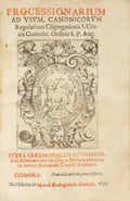 PROCESSIONARIUM AD VSVM, CANONICORVM REGULARIUM CÃ•GREGATIONIS S. CRUCIS CONIMBR. ORDINIS S. P. AUG.