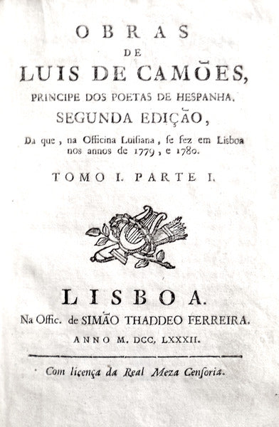 OBRAS DE LUIS DE CAMÃ•ES,