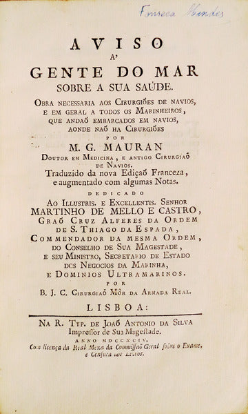 AVISO A' GENTE DO MAR SOBRE A SUA SAÃšDE.