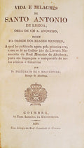 VIDA E MILAGRES DE SANTO ANTONIO DE LISBOA, [ENCADERNADO]