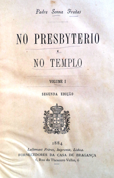 NO PRESBYTERIO E NO TEMPLO.
