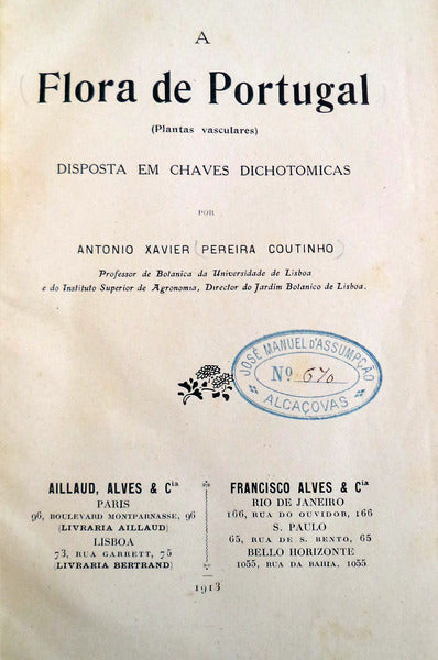 A FLORA DE PORTUGAL.