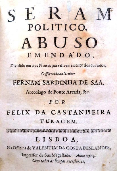 SERAM POLÃTICO