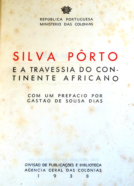 SILVA PÃ”RTO E A TRAVESSIA DO CONTINENTE AFRICANO.