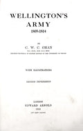 WELLINGTON'S ARMY 1809-1814.