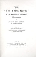 WITH Â«THE THIRTY-SECONDÂ» IN THE PENINSULAR AND OTHER CAMPAIGNS.