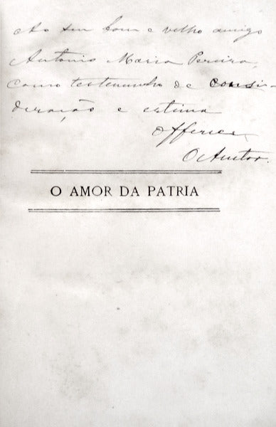 O AMOR DA PATRIA.