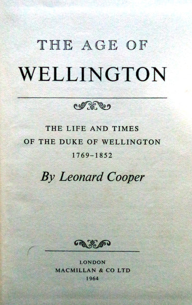 THE AGE OF WELLINGTON.