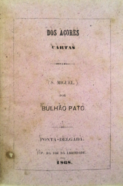 DOS AÃ‡ORES, CARTAS.