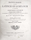 MAGNUM LEXICON NOVISSIMUM LATINUM ET LUSITANUM
