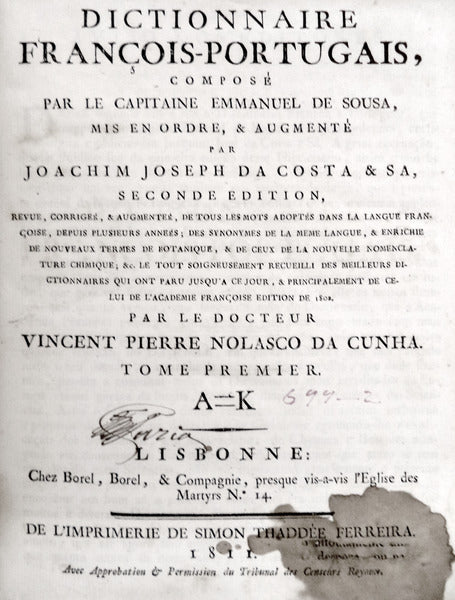 DICTIONNAIRE FRANÃ‡OIS-PORTUGAIS