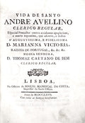 VIDA DE SANTO ANDRÃ‰ AVELLINO.