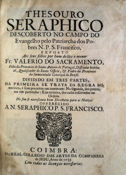 THESOURO SERAPHICO