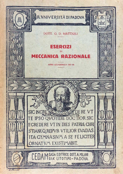 ESERCIZI DI MECCANICA RAZIONALE.
