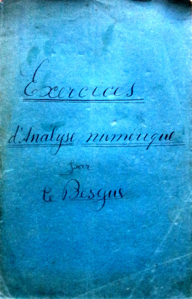 EXERCISES D'ANALYSE NUMÃ‰RIQUE.