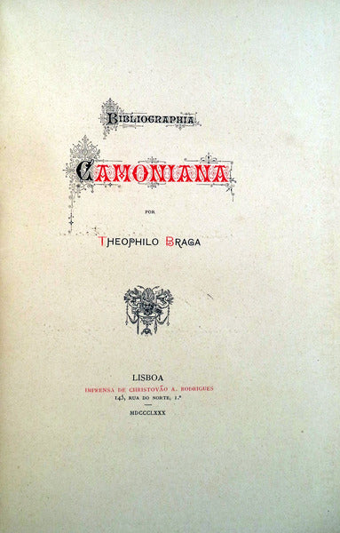 BIBLIOGRAPHIA CAMONIANA.