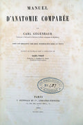 MANUEL Dâ€™ANATOMIE COMPARÃ‰E