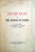 HOMAGE TO THE HEROES OF DADRA ON THE FIRST ANNIVERSARY OF THEIR GLORIOUS DEATH.
