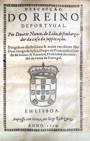 DESCRIÃ‡ÃƒO DO REINO DE PORTVGAL.