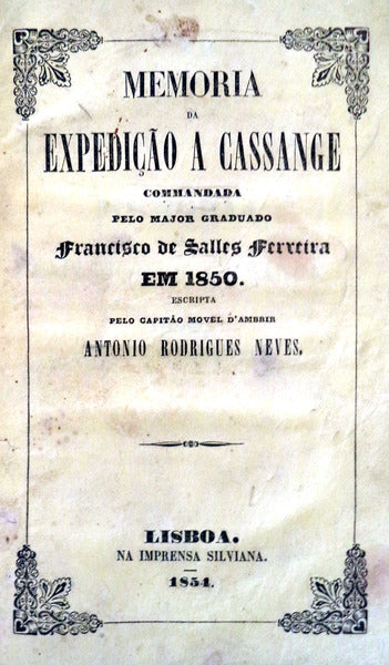 MEMORIA DA EXPEDIÃ‡ÃƒO A CASSANGE