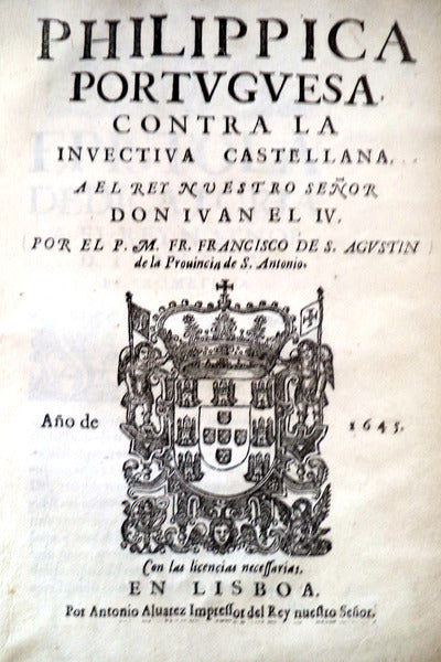 PHILIPPICA PORTVGVESA, CONTRA LA INVECTIVA CASTELLANA.