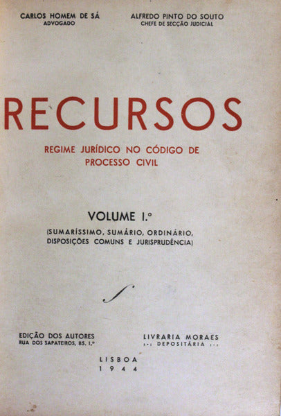 RECURSOS. [2 VOLS.]