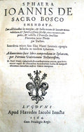SPHAERA IOANNIS DE SACRO BOSCO EMENDATA.
