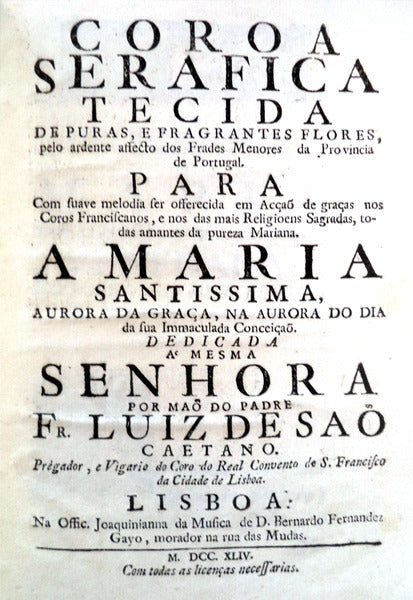 COROA SERAFICA