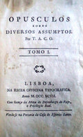 OPUSCULOS SOBRE DIVERSOS ASSUMPTOS.