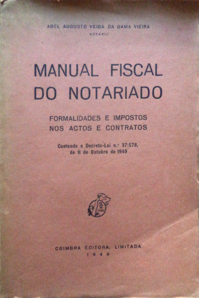 MANUAL FISCAL DO NOTARIADO.