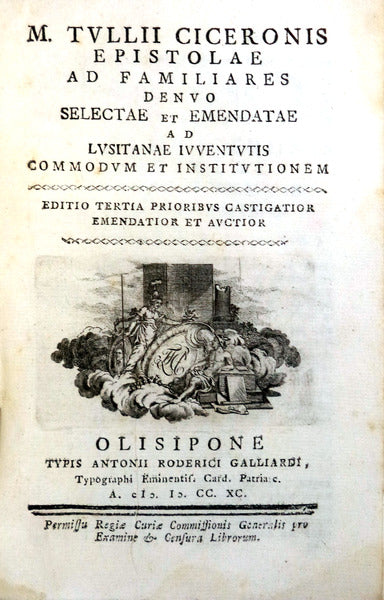 M. TVLII CICERONIS EPISTOLAE AD FAMILIARES