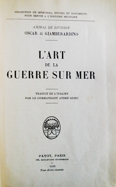 Lâ€™ART DE LA GUERRE SUR MER.