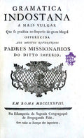 GRAMATICA INDOSTANA
