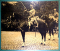 FOTOGRAFIA - SIDÃ“NIO PAIS, A CAVALO, PRESIDE A UMA PARADA MILITAR,