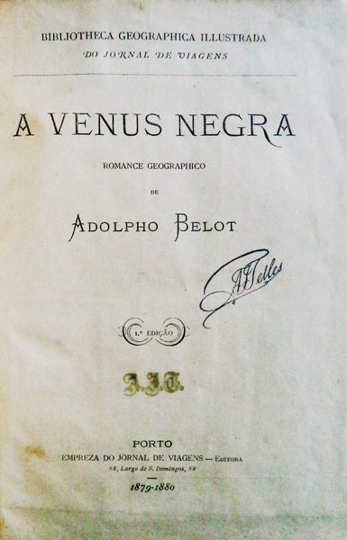 A VENUS NEGRA. ROMANCE GEOGRAPHICO