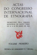 ACTAS DO CONGRESSO INTERNACIONAL DE ETNOGRAFIA.