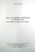 ALGUNS DOS PRINCÃPIOS FUNDAMENTAIS DO PROCESSO CIVIL.