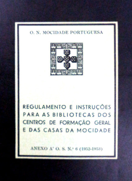 REGULAMENTO E INSTRUÃ‡Ã•ES PARA OS BIBLIOTECÃRIOS.