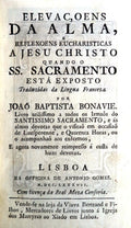 ELEVAÃ‡OENS DA ALMA, REFLEXOENS EUCHARISTICAS A JESU CHRISTO