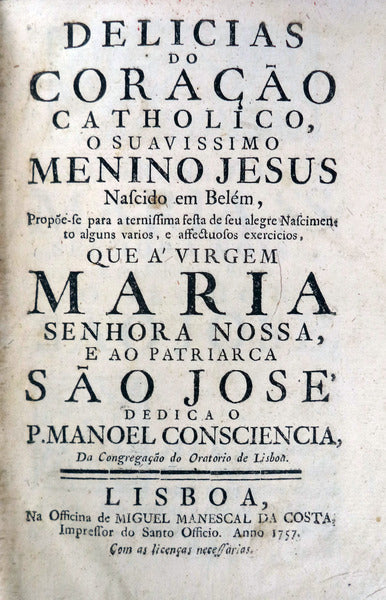 DELICIAS DO CORAÃ‡ÃƒO CATHOLICO, O SUAVISSIMO MENINO JESUS