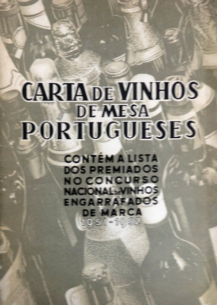 CARTA DE VINHOS PORTUGUESES.