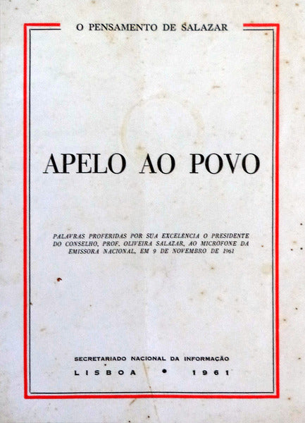 APELO AO POVO.