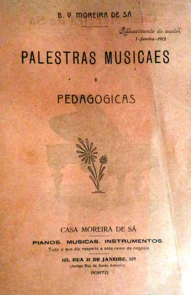 PALESTRAS MUSICAES E PEDAGOGICAS.