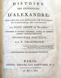 HISTOIRE DES EXPÃ‰DITIONS Dâ€™ALEXANDRE;