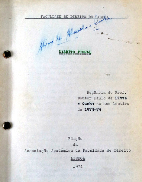 DIREITO FISCAL.