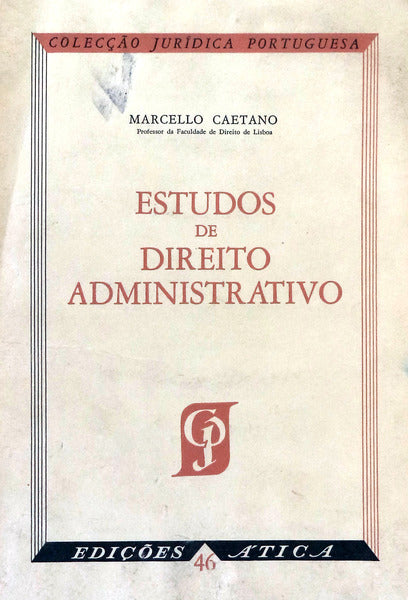 ESTUDOS DE DIREITO ADMINISTRATIVO.